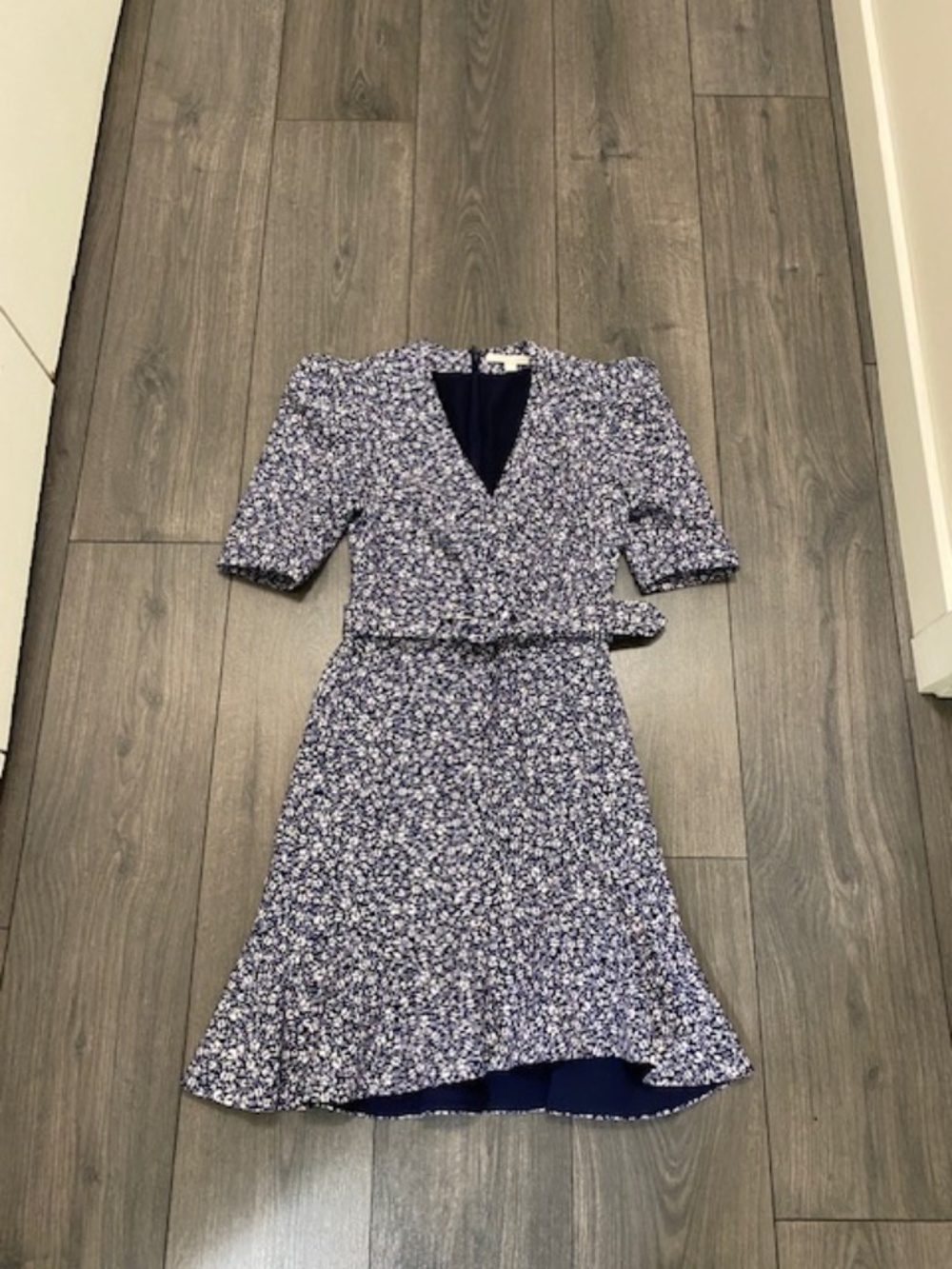 Jonathan Simkhai Evelyn Floral Crepe Mini Dress Size 0 - Picture 3 of 13
